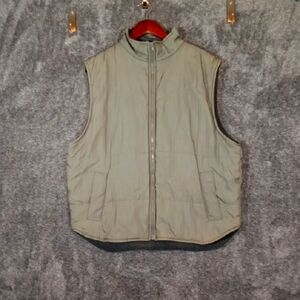 NATURAL LIFE Mens Vest Large Full Zip Outdoors Hiking Fleece Lining Size Large